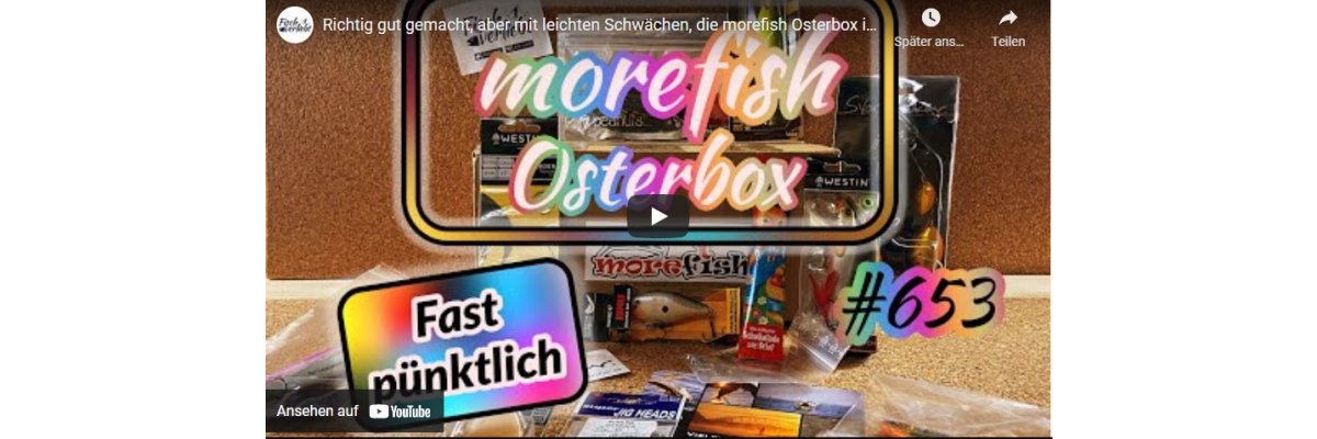 morefish Osterbox - ach Du dickes Ei. - morefish Box Köder zum Hechtangeln. Erfolgreich auf Hecht - nur die besten Kunstköder