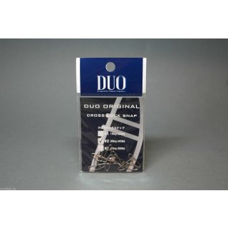 DUO Cross Lock Snap - Japan Qualität - 10 Stück - alle Größen