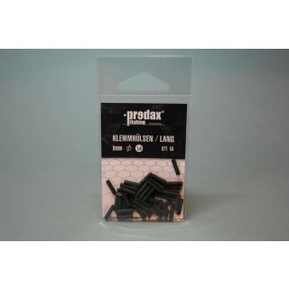 Predax - Klemmhülsen 10mm lang Quetschhülsen 0,6 - 1,8 mm innen - 50 Stück - neu!